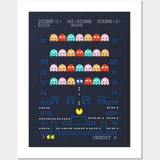 Pacman Space Invaders's Posters and Art